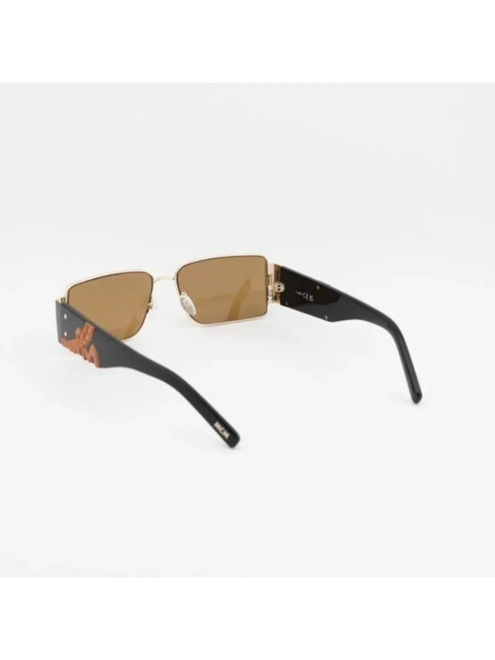 MCM MW0012 32J Sunglasses Gold Rectangle Frame, Roviex Lenses
